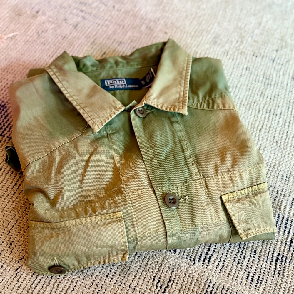 Polo By Ralph Lauren Men's XL Green Army Coat